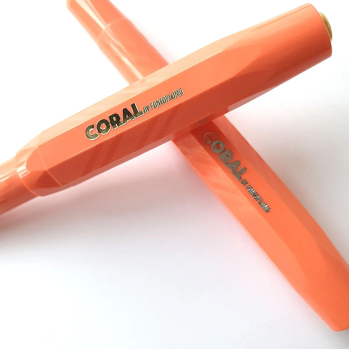 Kaweco Sport Coral Guilloche Gold fountain pen - Fontoplumo Exclusive - Image 3