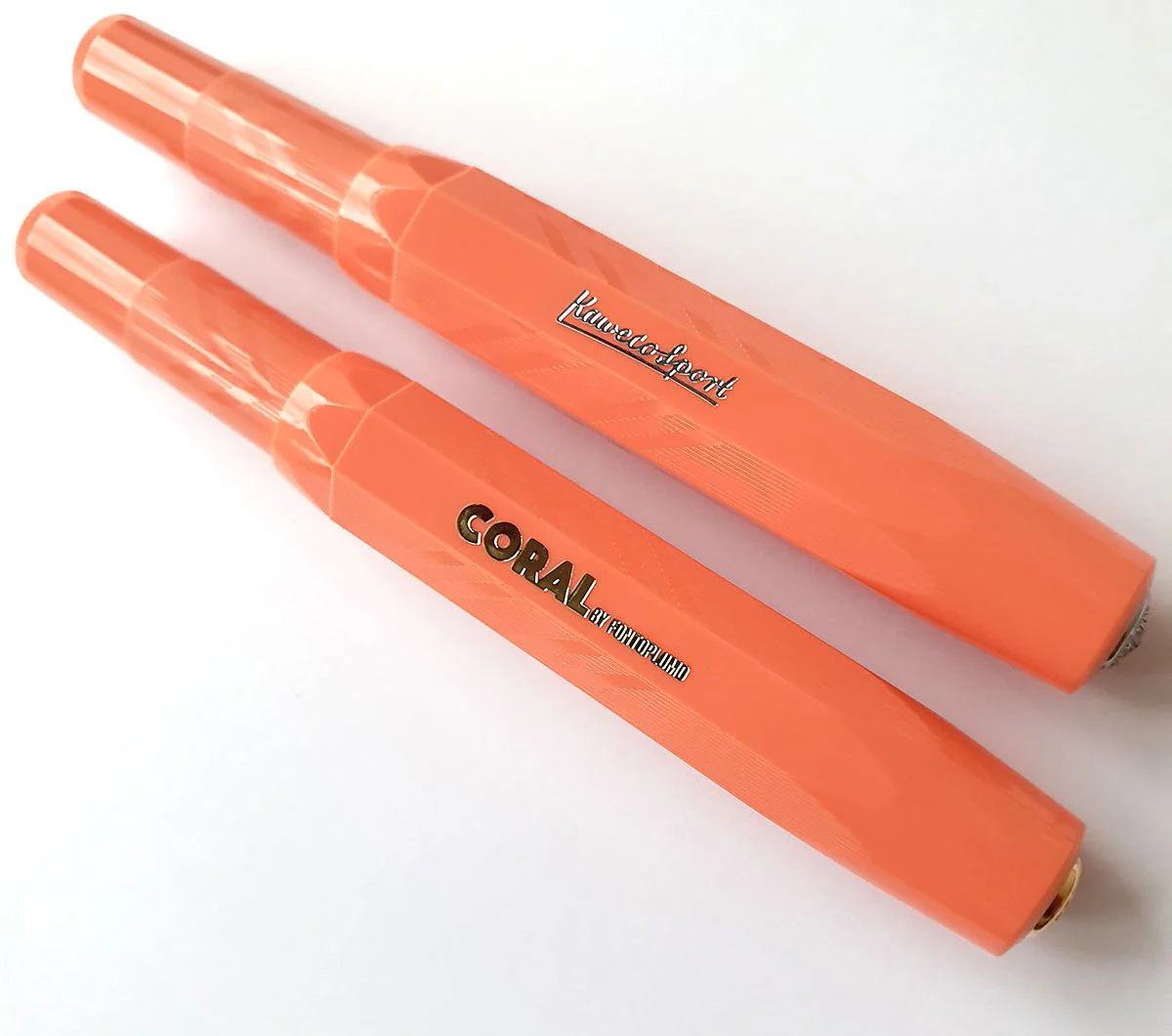 Kaweco Sport Coral Guilloche Silver fountain pen - Fontoplumo Exclusive - Image 4