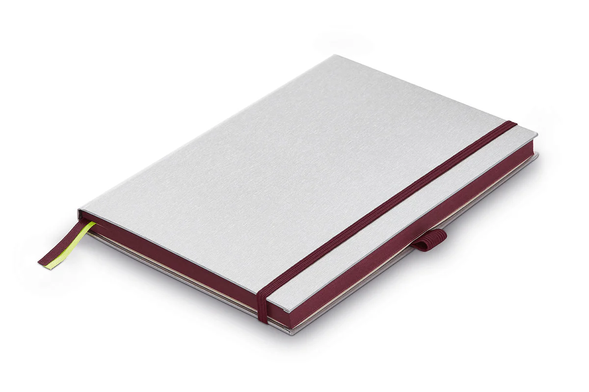 LAMY Notebook A5 hardcover with brushed metal look cover - Image 3